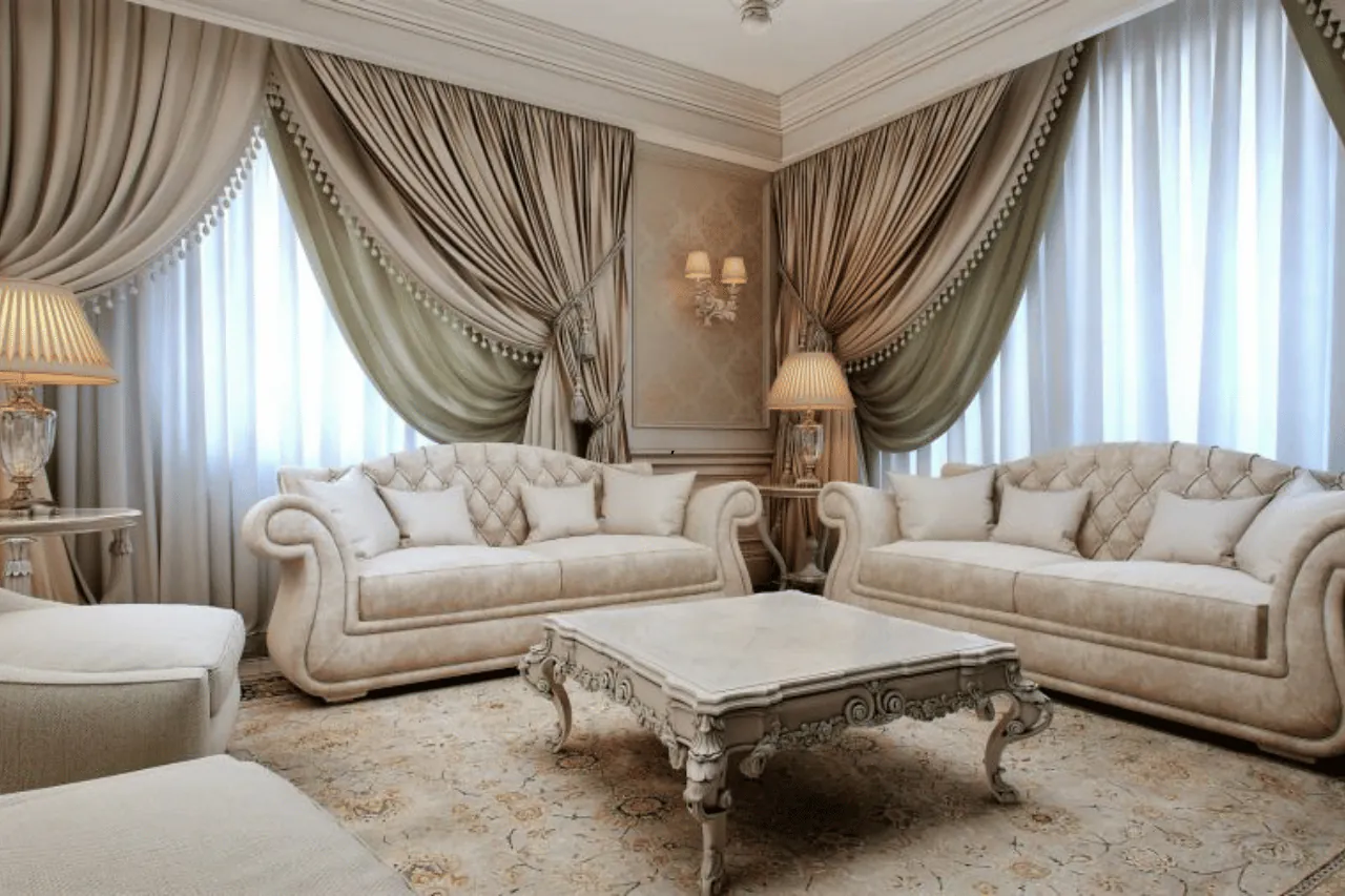 salon perde modelleri